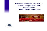 M£©mento TVA - Colloques et £©coles th£© TVA/Memento TVA - Colloqu¢  Champ d'application de la TVA 7