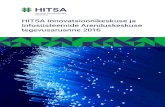 HITSA Innovatsioonikeskuse ja Infosüsteemide Arenduskeskuse … · 2019. 1. 2. · muutuste juhtimine ja digitaristu –, mille tulemusena tekib terviklik ülevaade kutseõppeasutuste