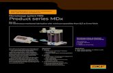 Microdosage system MDS Product series MDx...Microdosage system MDS Product series MDx For oil For continuous monitored lubrication with minimum quantities from 0,5 to 5 mm³/min The