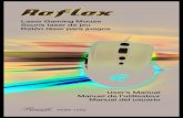 Laser Gaming Mouse Souris laser de jeu Ratón láser para juegos€¦ · • Souris laser de jeu • Résolution DPI : 1000/2000/4000/8200 DPI • Système de poids réglables à