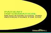 PATIENT INFORMATION · How can I watch for early symptoms of suicidal thoughts or actions? • Pay attention to any changes, especially sudden changes in mood, behaviors, thoughts,