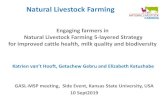 Natural Livestock Farming · 2019. 10. 10. · Engaging farmers in Natural Livestock Farming 5-layered Strategy for improved cattle health, milk quality and biodiversity Natural Livestock