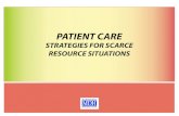 Strategies for Scarce Resource Situations section - page numbers … · 2017. 6. 14. · Oxygen Section 1 Pages 12 Burn Therapy Resource Cards Section 9 Pages 16 ... • Use less