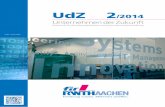 UdZ 2/2014 - FIRdata.fir.de/download/udz/udz2_2014_979.pdf · Veränderung des Kundenbeziehungs- managements Industrieprojekte – Analysieren und optimieren 43 47 50 52 54 57 68