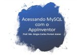 Acessando MySQL com o AppInventor · tela de login adicione um notificador e um web ao projeto. eles nÃo ficarÃo visÍveis