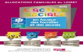 en faveur des familles et des jeunes - ICI45 aides individuelles avec... · La Caf du Loiret aide les familles dans leur vie quotidienne et développe la solidarité envers les plus