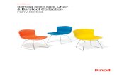 nollStdio Bertoia Shell Side Chair & Barstool Collection ... · accents to any room. Mix and match the chairs or keep a singular color palette–the Bertoia Molded Shell Side Chair