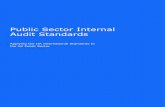 Public Sector Internal Audit Standards · internal audit activities. The Performance Standards describe the nature of internal audit activities and provide quality criteria against