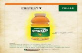 PROTESYN FOLIAR - Floratine Northwest · protesyn ® foliar benefits: bolsters protein synthesis for stronger, healthier turf enhances growth in low light / shade conditions for better