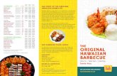 CATERING Cal/ Size HAWAIIAN BARBECUE® BBQ Chicken · PDF file BBQ Mix SALADS MINI REGULAR Green Salad 50 / 80 cal 3.95 5.95 BBQ Chicken Salad 230 / 440 cal 5.95 7.95 Katsu Chicken