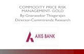 COMMODITY PRICE RISK MANAGEMENT- GOLD By-Gnanasekar …commtrendz.com/presentations/AXIS-BANK-BULLION.pdf · Fundamental and Technical outlook on Gold 2. Commodity price Risk Management