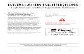 INSTALLATION INSTRUCTIONScdn.clopay.com/public/documents/sngllwhdrmsupp.pdf · Room Supplemental Installation Instructions These instructions are to be used in conjunction with your