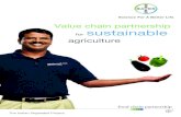 for agriculture · 2020. 4. 21. · For more information contact: Food Chain Partnership Team India Bayer CropScience Limited Bayer House, Central Avenue, Powai, Mumbai-400076 Maharashtra