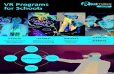 VR Programs for Schools Brochure · Delivered in Virtual Reality (VR), Redmako Learning's Diploma of Social Media Marketing (10118NAT) provides a unique way to study. VR pairs the