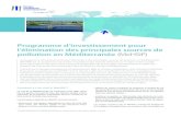 Programme d’investissement pour l’élimination des ... · Bizerte : réduction intégrée de la pollution du lac Bizerte (80 millions d’EUR) Objectifs du projet : • éliminer