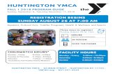 HUNTINGTON YMCA - YMCA of Long Island 2018... · 2018. 8. 20. · huntington ymca fall 1 2018 program guide sunday, september 9– saturday november 17, 2018 huntington ymca . 60