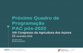 Próximo Quadro de Programação PAC pós-2020 · 2019. 11. 27. · CONTRIBUTO DA PAC para a Resiliência da Agricultura nos Açores –Efeito das políticas 6. PONTOS SENSÍVEIS