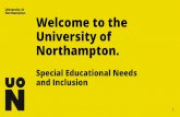 Welcome to the University of Northampton.€¦ · Welcome to the University of Northampton. Special Educational Needs ... **If you travel on the programme organised visit to Romania