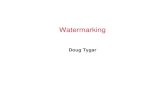 Watermarking - inst.eecs.berkeley.educs161/fa05/Notes/cs161.1130.pdf · Watermarking Watermarking: – include low level bit data that marks information – Either on a per-copy basis