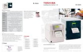 B-SA4 - Interempresas...B-SA4 B-SA4  TOSHIBA TEC Beneficios para el Usuario B-SA4 incorpora gran cantidad de características útiles para el usuario, p.e.: