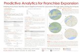 Predictive Analytics for Franchise Expansion · Service Restaurant) franchise, identify a set of favourable neighbourhoods for further expansion within Ontario. 3. APPROACH Utilize