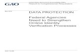 May 2019 DATA PROTECTION · knowledge-based verification. This type of verification involves asking applicants ... provide direction to agencies on how to successfully implement alternative