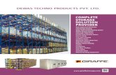 DEWAS TECHNO PRODUCTS PVT. LTD. · 2019. 11. 20. · Dewas Techno Products Pvt. Ltd. We introduce ourselves as one of the leading manufactures of "STORAGE SYSTEMS, PALLETS & COMPACTORS