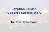Egyptian Squash, A Sport’s Success Story€¦ · •Nour El Sherbiny: Current World #1 and 2x World Champion. Dominance (Cont.) •Top Juniors: (25 World individual Junior Titles)