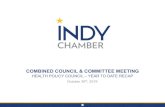 COMBINED COUNCIL & COMMITTEE MEETING€¦ · SUBSTANCE ABUSE / MENTAL HEALTH –INDIANA •Overdose deaths saw 75% increase between 2011-2017 across the state •Past 15 years -$43
