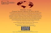 Mokslo mugė „Švęsk Žemės dieną su KTU 2018“ · Žemės dienos paminėjimas vyks kartu su akademiko Jono Janickio vardo moksleivių chemijos konkursu. 10-12 klasių moksleiviai