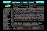 LIBERTY SOFTBALL 2017 Liberty Softball Game Notes · 2018. 4. 16. · 2017 Liberty Softball Game Notes Liberty (32-12, 12-3 Big South), currently tied for the Big South lead, takes