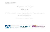 Rapport de stagefle-rissant.e-monsite.com/medias/files/tiffany-coquisart-stage.pdf · Rapport de stage M1 FLE L'influence de la langue maternelle dans l'apprentissage du FLE : le