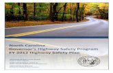 FY 2012 Highway Safety Plan - National Highway Traffic ... · governor’s highway safety program fy 2012 highway safety plan governor beverly eaves perdue state of north carolina