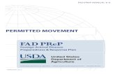PERMITTED MOVEMENT - USDA-APHIS · 2018. 7. 16. · February 2017 ii . The Foreign Animal Disease Preparedness and Response Plan (FAD PReP) Manual, Permitted Movement, provides valuable