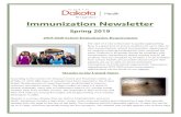 Immunization Newsletter - Department of Health · 2019. 8. 1. · Looking up patient immunization histories and ... She brings information back and provides it to the physicians and