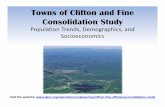 Towns of Clifton and Fine Consolidation Study · Note: Property in the Towns of Clifton and Fine are assessed less than market value. In order to distribute school district or county