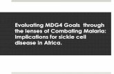 Evaluating MDG4 Goals through the lenses of Combating ......Malaria in patients with sickle cell anemia: burden, risk factors, and outcome atthe outpatient clinic and during hospitalization