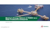 Mexico’s Energy Reform & PEMEX as a State …...Mexico’s Energy Reform & PEMEX as a State Productive Enterprise Forward-Looking Statement and Cautionary Note Variations If no further