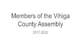 Members of the Vihiga County Assembly 2017 to 2022