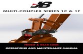 MULTI-COUPLER SERIES 1C & 1F - Amazon S3s3-ap-southeast-2. · PDF file 2016. 4. 21. · multi-coupler series 1c & 1f front & rear lock. operations and maintenance manual. cast multi-coupler