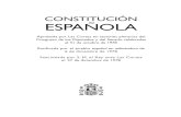CONSTITUCIÓN ESPAÑOLA...CONSTITUCIÓN TÍTULO PRELIMINAR Artículo 1. 1. España se constituye en un Estado social y democrático de Derecho, que propugna como valores superiores