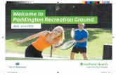 Welcome to Paddington Recreation Ground. · 2010. 3. 31. · Ground receive 1hr free tennis court hire per day • Group Tennis Lessons 6 week courses £52.25 members, £62.60 non