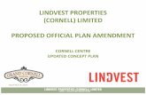 LINDVEST PROPERTIES (CORNELL) LIMITED PROPOSED … · 2014. 9. 15. · 5 Response to DSC Criteria Increase in MOE Jobs • 74% increase in jobs compared to current Secondary Plan