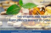 THE VITAMIN AND HEALTH SUPPLEMENTS …...China’s healthcare products market size (2013-2019, in ¥ billion) Source: iimedia China’s healthcaremarketsize is ¥222.7 billion, which