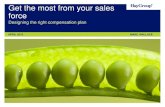 Designing the right compensation plan · 7/1/2010  · Sales roles and compensation: IC plan Transactional Consultative Farmer Hunter Familiar friend Trusted advisor Deal maker Cold-call