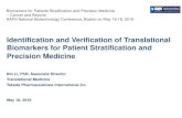 Identification and Verification of Translational …...• Predict potential drug target cancer indications – Method comparison on NCI-DREAM challenge • A fair comparison on predictive