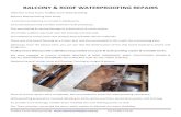 BALCONY & ROOF WATERPROOFING REPAIRS · 2018. 4. 4. · BALCONY & ROOF WATERPROOFING REPAIRS Hello this is Paul Evans, Findlay-Evans Waterproofing. Balcony Waterproofing Case Study.