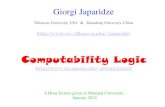 Giorgi Japaridze - Villanova Universityjaparidz/CL/4Hr.pdf · 2012. 1. 21. · The reality Most tasks that real computers or humans perform, however, are interactive, with multiple