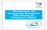 Directory of Supporting People Services in Newport 2019 · Supporting People funds a range of housing-related support services to help vulnerable people remain in their own homes