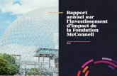 Rapport annuel sur l’investissement d’impact de la ......3 — Rapport, aperçu et profils d’investissement de l’investissement d’impact de la Fondation McConnell en date